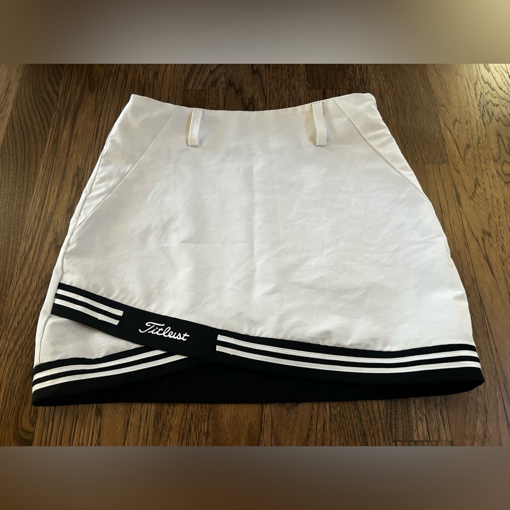 Titleist Golf Skort White with Black